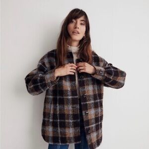NWT Madewell Women's Plaid Shacket